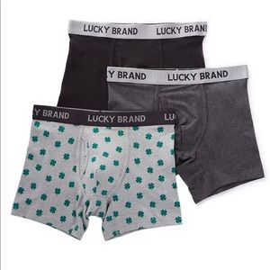 New in box lucky brand stretch boxers 3 pack